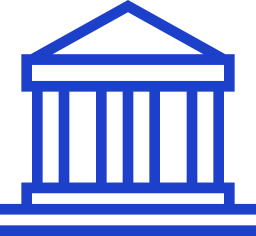 Blue Building Icon