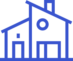 Blue icon of home Blue icon of home
